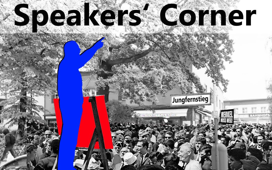 Speakers‘ Corner Jungfernstieg